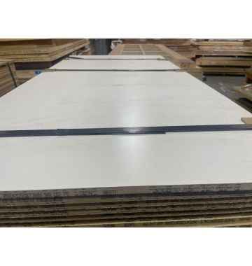 1200x600x12mm White Satin Melamine sheets (price per sheet)