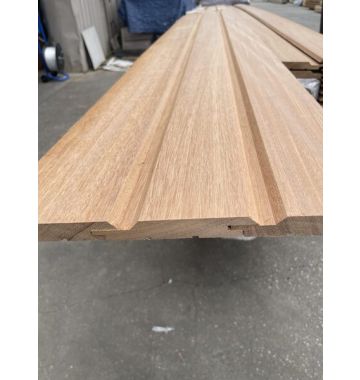 122x19mm Yellow Balau Select Grade Shiplap Hardwood Cladding (price per lineal metre)