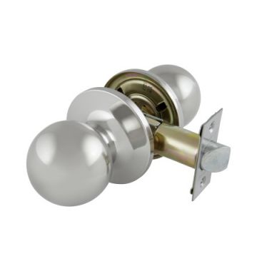 Colton Trade Pro Entrance Knobset Polished Stainless Steel 