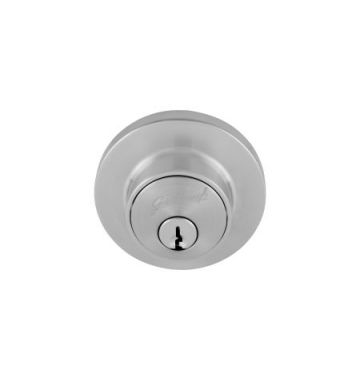 Cass Trade Pro Deadbolt Single Cylinder Satin Chrome 