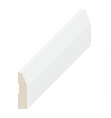 18mm Pine Architrave HS25 Half Splayed FJ Primed (price per lineal metre)