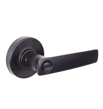 Aurora Key In Lock Round Matt Black 