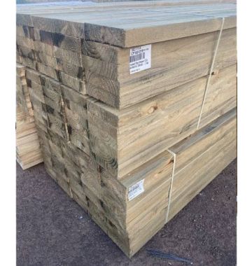 200x50mm Treated Pine Sleepers H4 CCA (price per lineal metre)