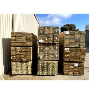 200x50mm H4 Treated Pine Sleepers (price per lineal metre)