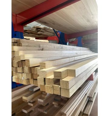 36x12/15mm KD Solid Hardwood Battens (price per lineal metre)