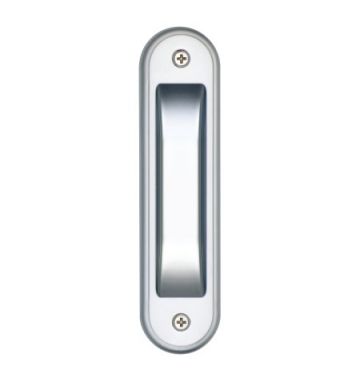 Flush Pull Radius Satin Chrome 