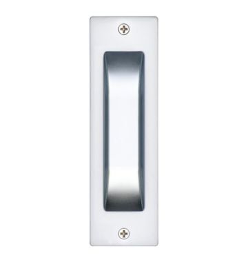 Flush Pull Rectangle Satin Chrome 