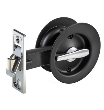 Cavity Door Lock Privacy Matt Black 