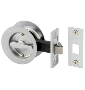 Cavity Door Lock Privacy Satin Chrome 