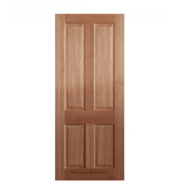 2040mm Meranti 4Panel Colonial External / Internal Door