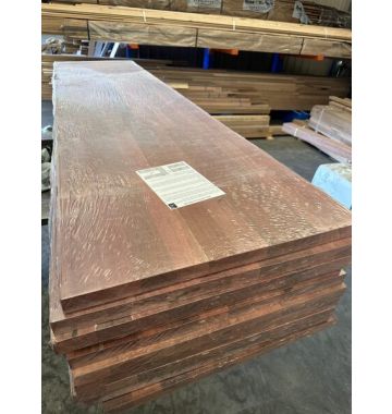 600x33mm - 2.4m Jarrah Laminated Hardwood Benchtop (price per lineal metre)