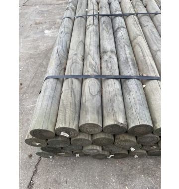 75x100mm Diameter 2.1m H4 Treated Pine Pole (price per lineal metre)