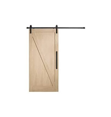 2150mm & 2450mm Corinthian Internal Sliding Veneered Barn Door Moda - AWOBD4