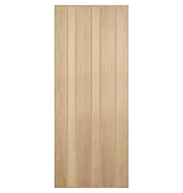 2340mm Corinthian External Door - ELEMENTS PLANKED ELEM A1 ASYMMETRICAL