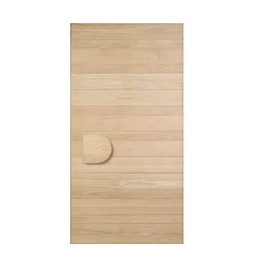 2340mm Corinthian External Door - ELEMENTS PLANKED ELEM A4 SYMMETRICAL