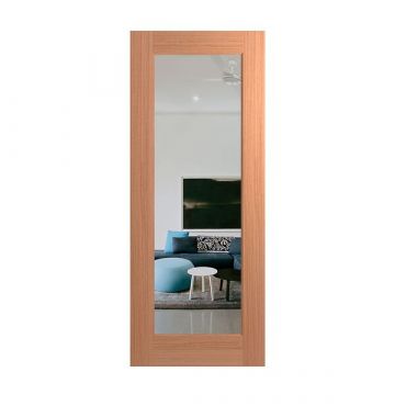 2040mm Hume Entry Door Full Lite Joinery JST1 SPM BAL12.5 Double Glazed Clear