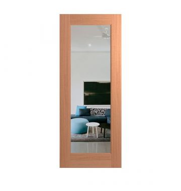 2040mm Hume Entry Door Joinery JST1 SPM BAL12.5 Clear Toughened