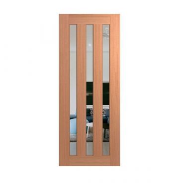 2340mm Hume Entry Door Savoy XS45 SPM Veneer BAL12.5 Clear