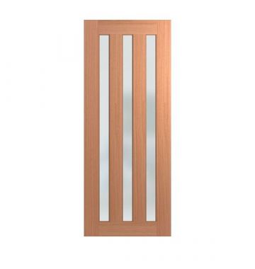 2340mm Hume Entry Door Savoy XS45 SPM Veneer BAL12.5 Translucent