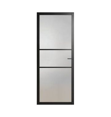 2340mm Corinthian Manhattan BHAT Glazed Translucent Glass Internal Door - 4GT