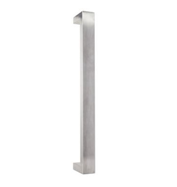 450mm Oblong Pull Handle Entrance set keyed Stainless Steel