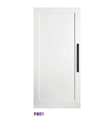 2150mm & 2450mm Corinthian Primed  MODA MDF Internal Barn Door - PBD1