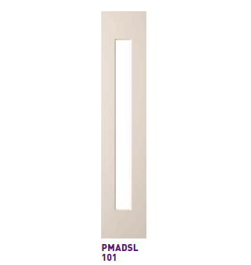 2040mm Corinthian clear Glazed External Sidelite - MADISON PMADSL 101