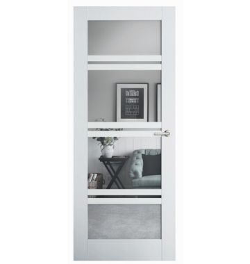 2340mm Corinthian Moda Primed Clear Internal Door - PMOD22GC