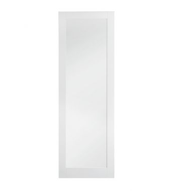 2040mm 1 Lite Shaker Style 4mm Glazed Internal Door Frosted