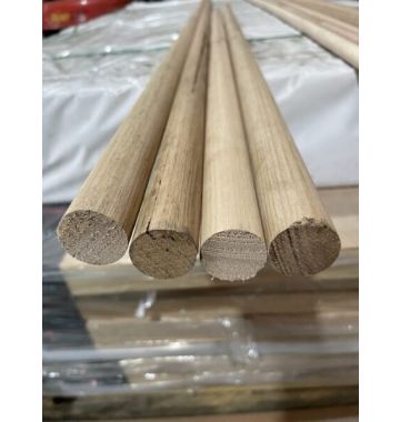 Tasmanian Oak Hardwood Dowels (price per lineal metre)